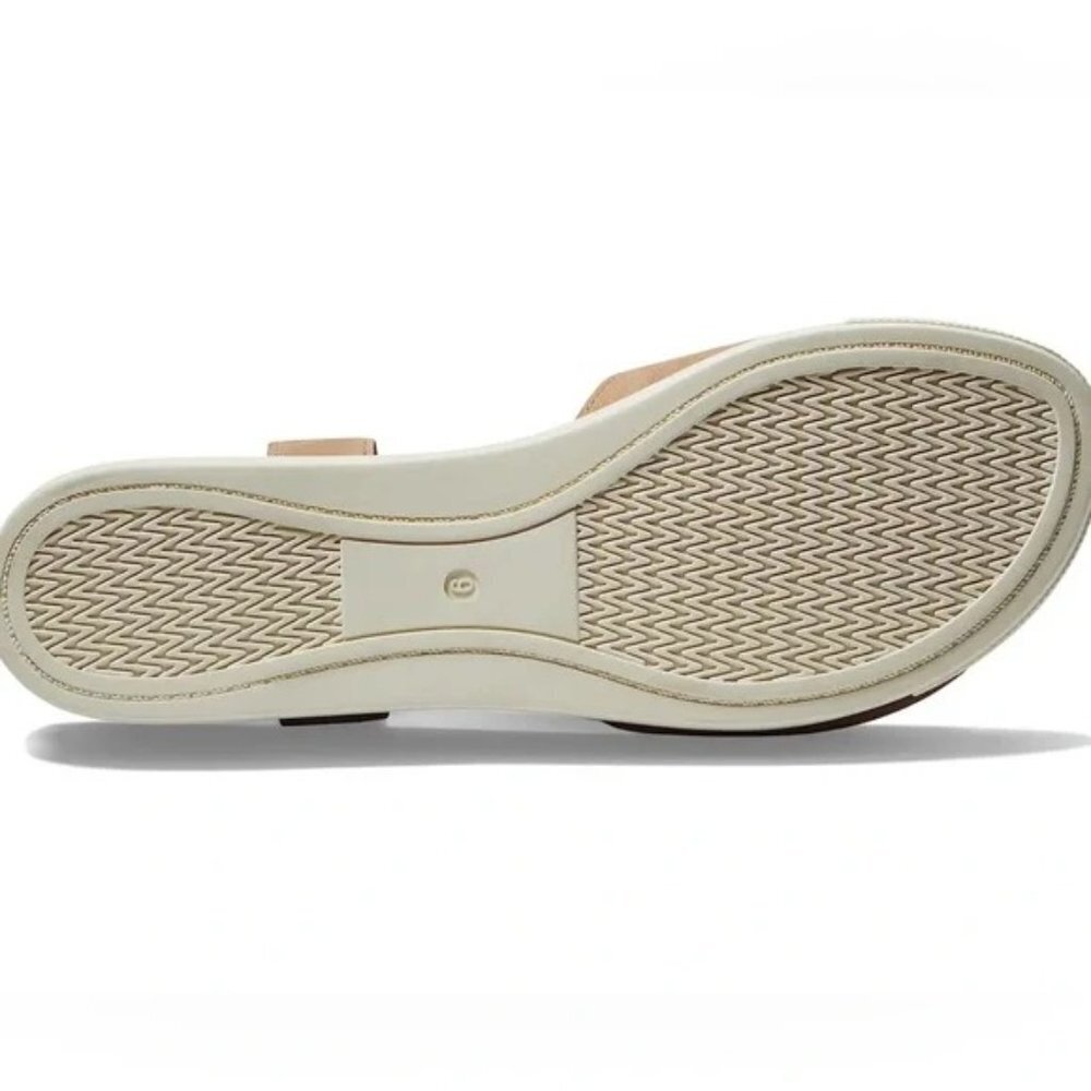 🌞 Eileen Fisher Beige Barley Beck Sporty Platform Wedge Heeled Sandals - Picture 7 of 11